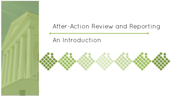 After Action Review and Reporting: An Introduction - access the course description