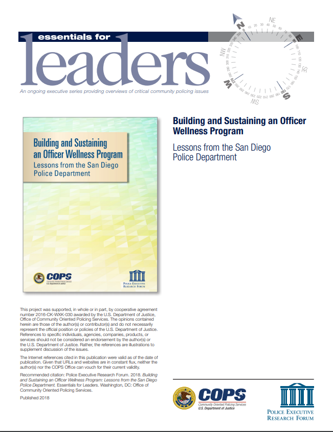 Building and Sustaining an Officer Wellness Program - view the document description