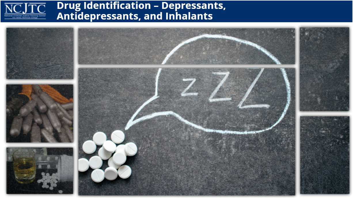 Drug Identification and Recognition: Depressants, Antidepressants, and Inhalants - access the course description